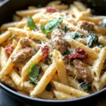 Creamy Tuscan Sausage Pasta