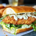 Crispy Chicken Caesar Sandwich