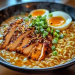 Fiery Chicken Ramen : Bold & Comforting