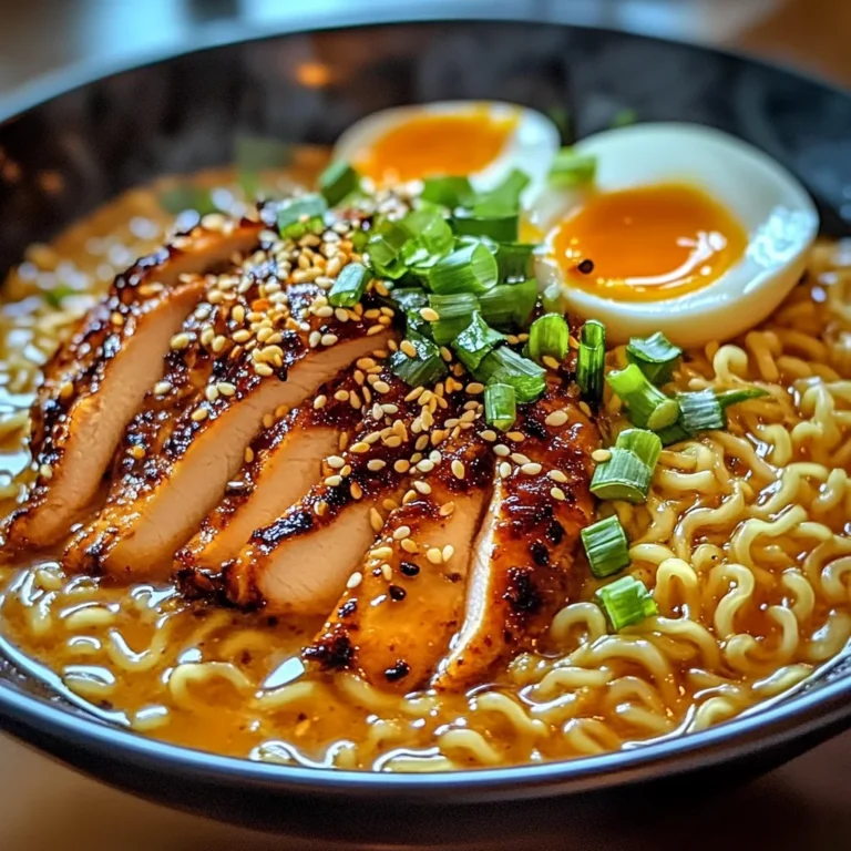 Fiery Chicken Ramen : Bold & Comforting