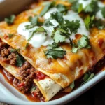 Ground Beef Enchiladas