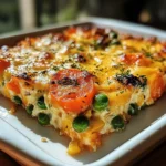 High-Protein Cottage Cheese Veggie Bake Recipe