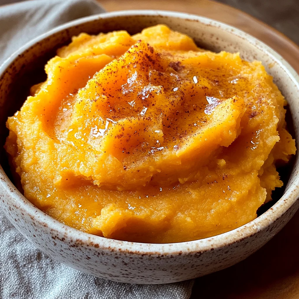 Honey Butter Mashed Sweet Potatoes