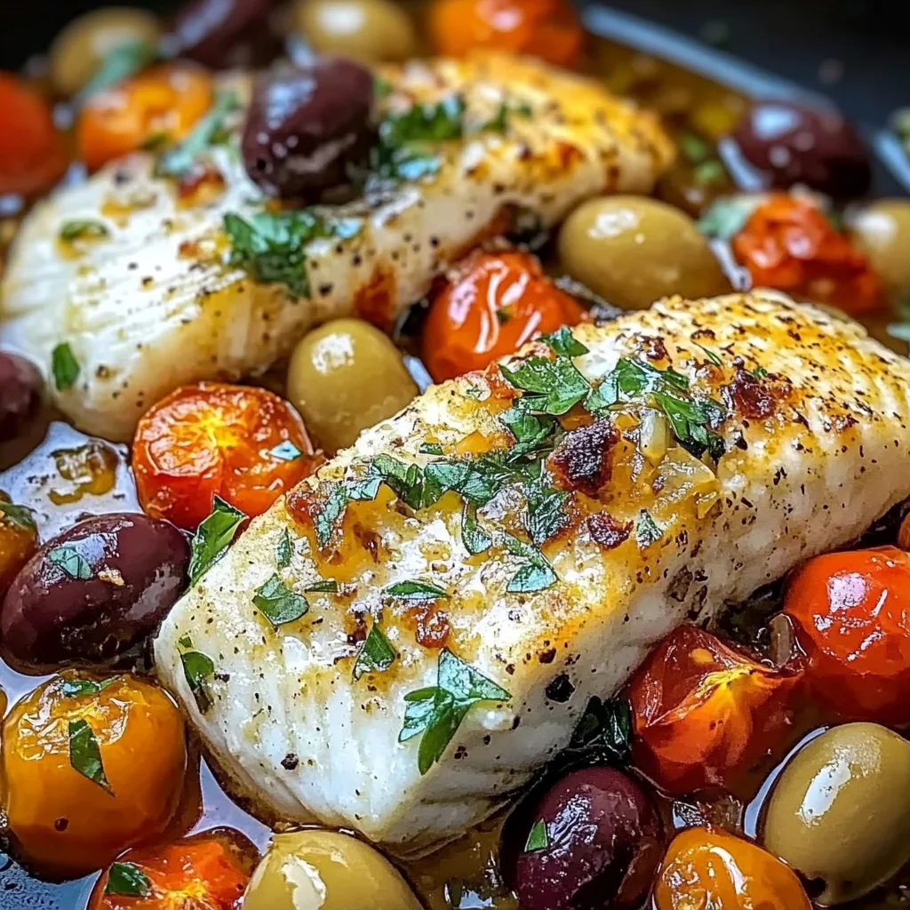 Mediterranean Baked Fish