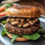 Mushroom Veggie Burgers
