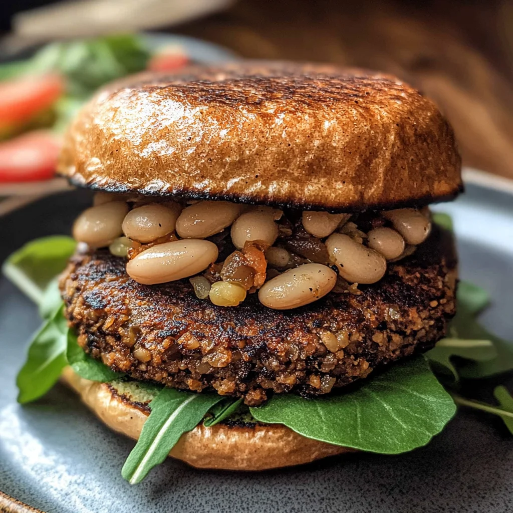 Mushroom Veggie Burgers
