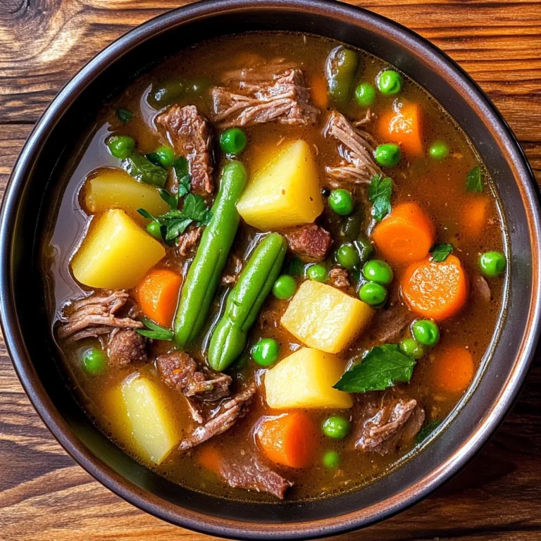 My Mom's Old-Fashioned Vegetable Beef Soup