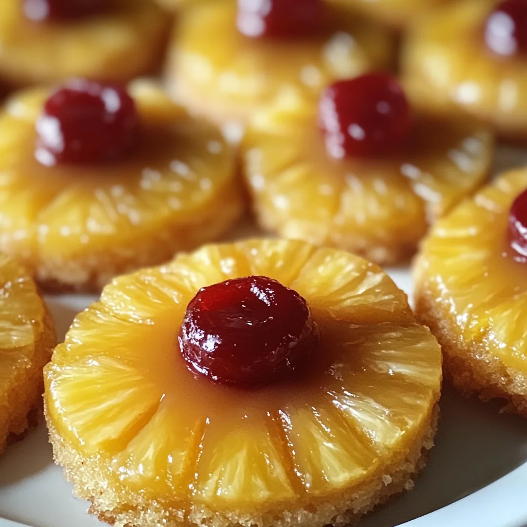 Pineapple Upside-Down Sugar Cookies