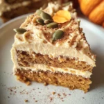 Pumpkin Spice Cake with Brown Sugar Cream Cheese Frosting