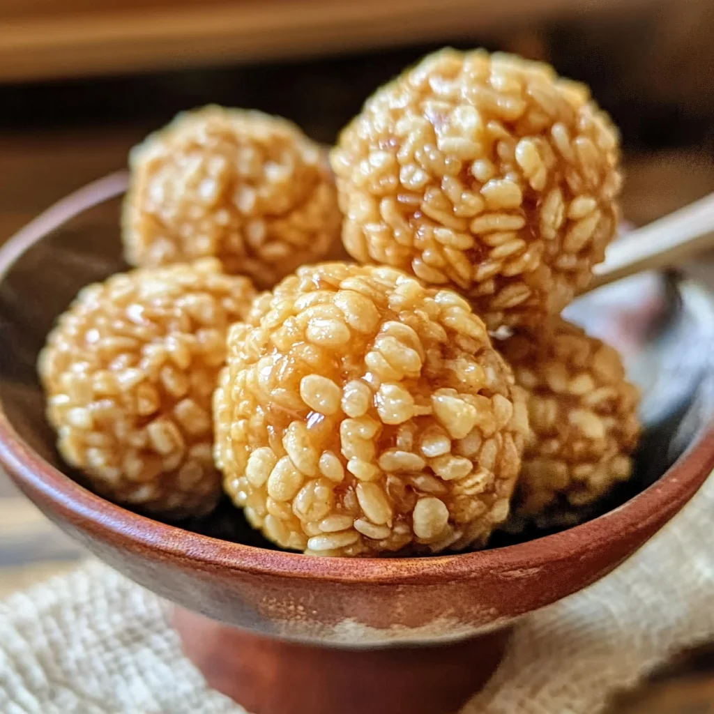 Rice Crispy Peanut Butter Balls