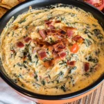 Slow Cooker Queso Spinach Dip