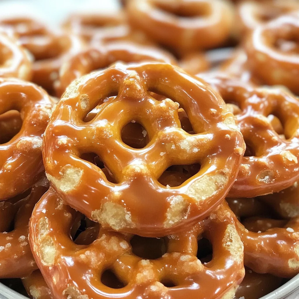 Caramel Pretzels