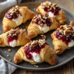 Cranberry Cream Cheese Crescent Bites
