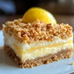 Creamy Lemon Cheesecake Crumb Bars Recipe