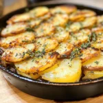 Crispy Balsamic-Thyme Potato Torte