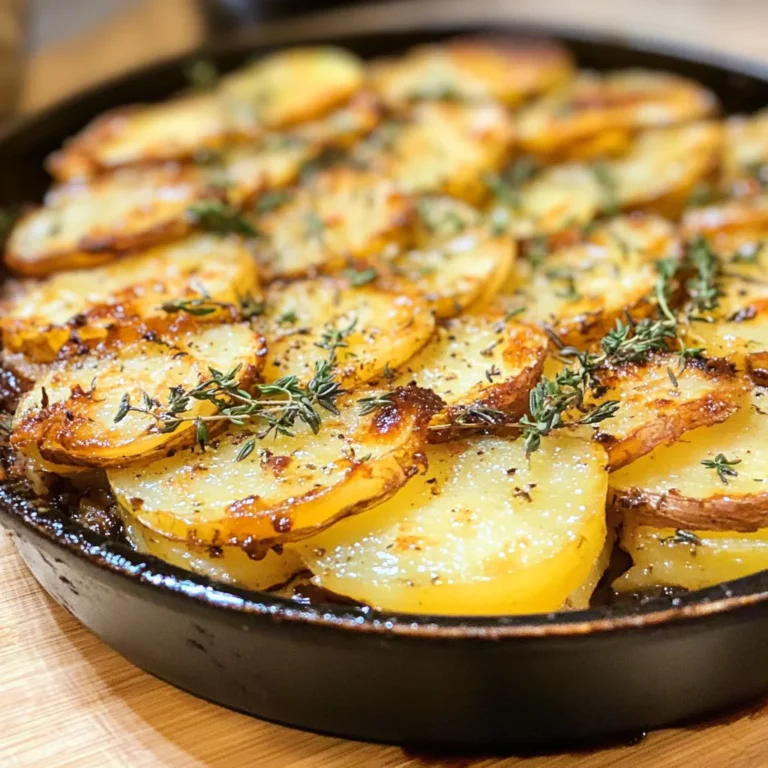 Crispy Balsamic-Thyme Potato Torte