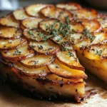 Crispy Balsamic-Thyme Potato Torte