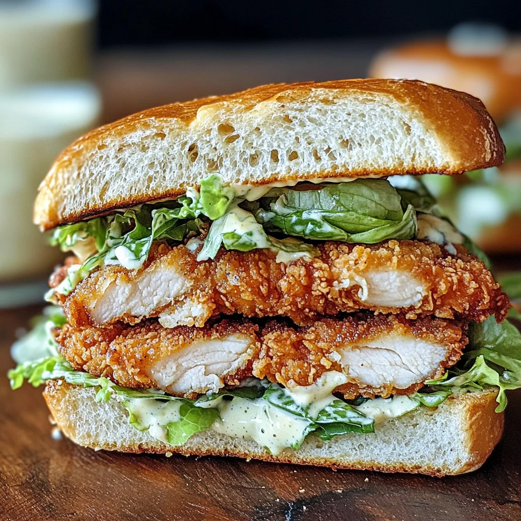 Crispy Chicken Caesar Sandwich: A Delicious Twist on a Classic Favorite