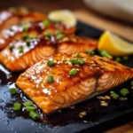 Crispy Honey Garlic Glazed Salmon Recipe