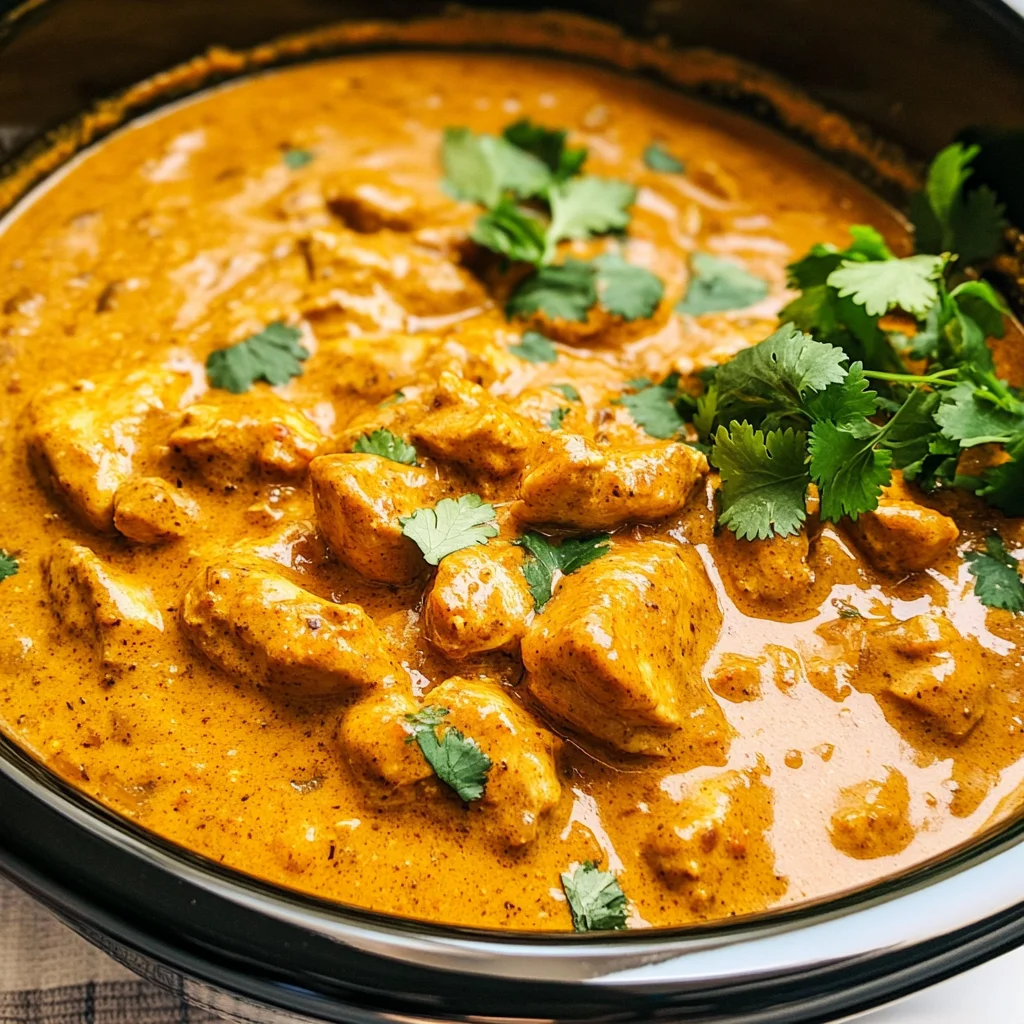 Crockpot Butter Chicken