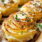 Garlic Parmesan Duchess Potatoes