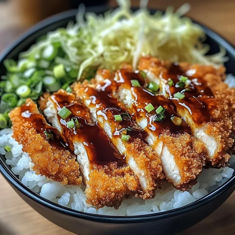 Japanese Katsu Bowls with Tonkatsu Sauce