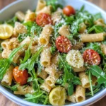 Lemon Arugula Pasta Salad