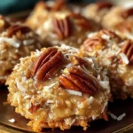 No-Bake Coconut Pecan Praline Cookies