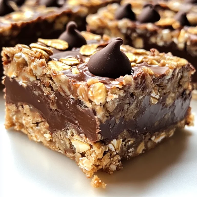 No Bake Chocolate Oatmeal Bars