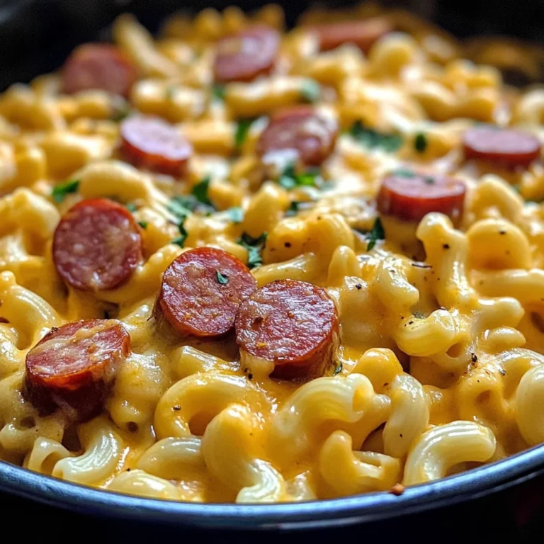 One-Pot Kielbasa Mac and Cheese