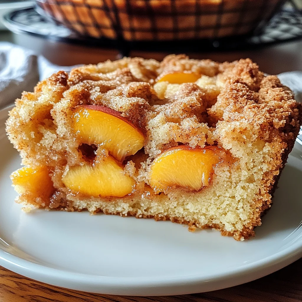 Peach Coffee Cake