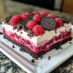 Raspberry Chocolate Lasagna Dessert