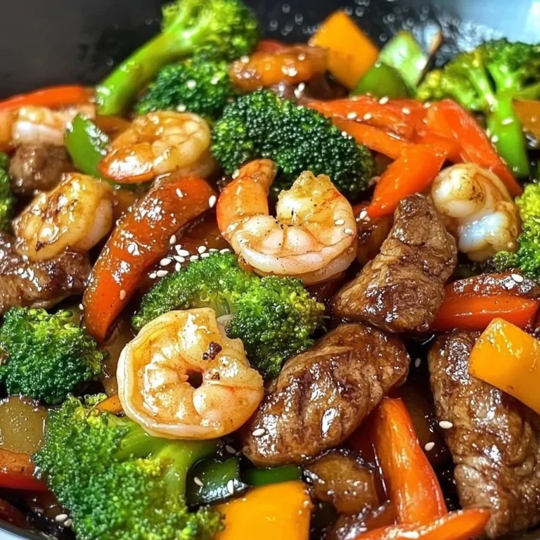 STEAK AND SHRIMP STIR FRY