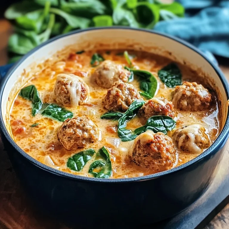 Savor the Comfort: Creamy Italian Meatball Soup to Warm Your Soul