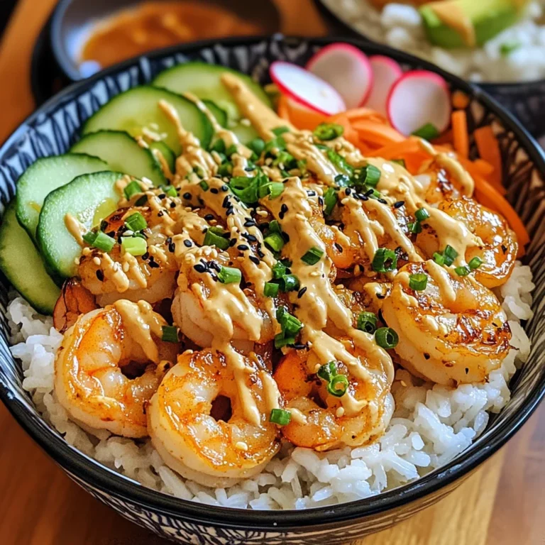 Shrimp Rice Bowls with Spicy Mayo