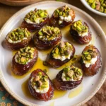 St. Patrick’s Day Treat: Honey Pistachio Ricotta Stuffed Dates