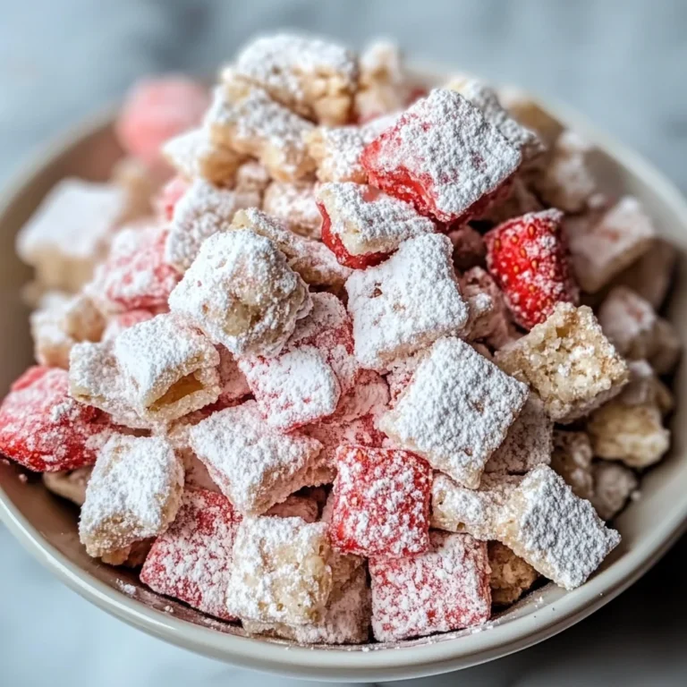 Strawberry Shortcake Puppy Chow