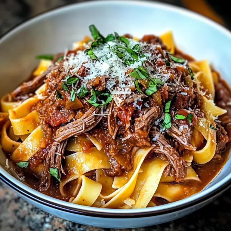 Sunday Slow Cooker Beef Ragu Recipe