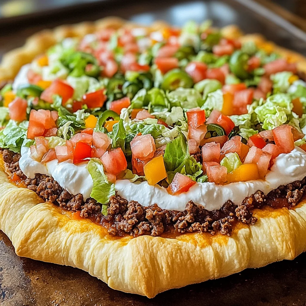 Taco Pizza Appetizer: A Delightful Fusion of Flavors