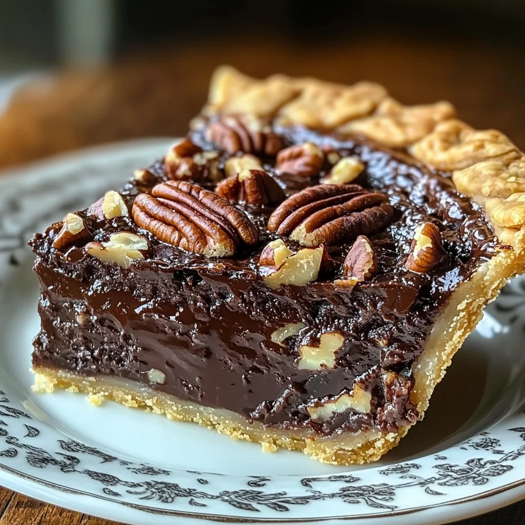 Texas Chocolate Pecan Pie