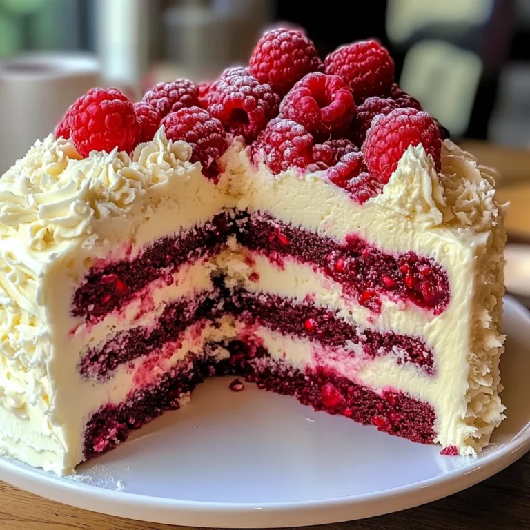 White Chocolate Raspberry Dream Cake – Sweet Easy Recipes Style