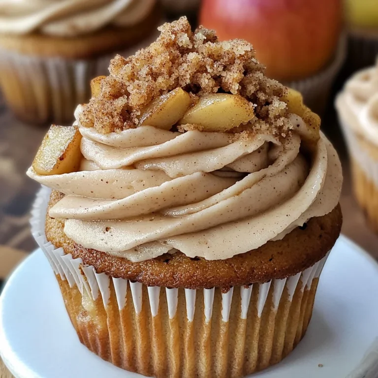 Apple Crumble Cupcakes