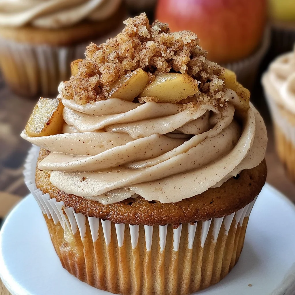 Apple Crumble Cupcakes