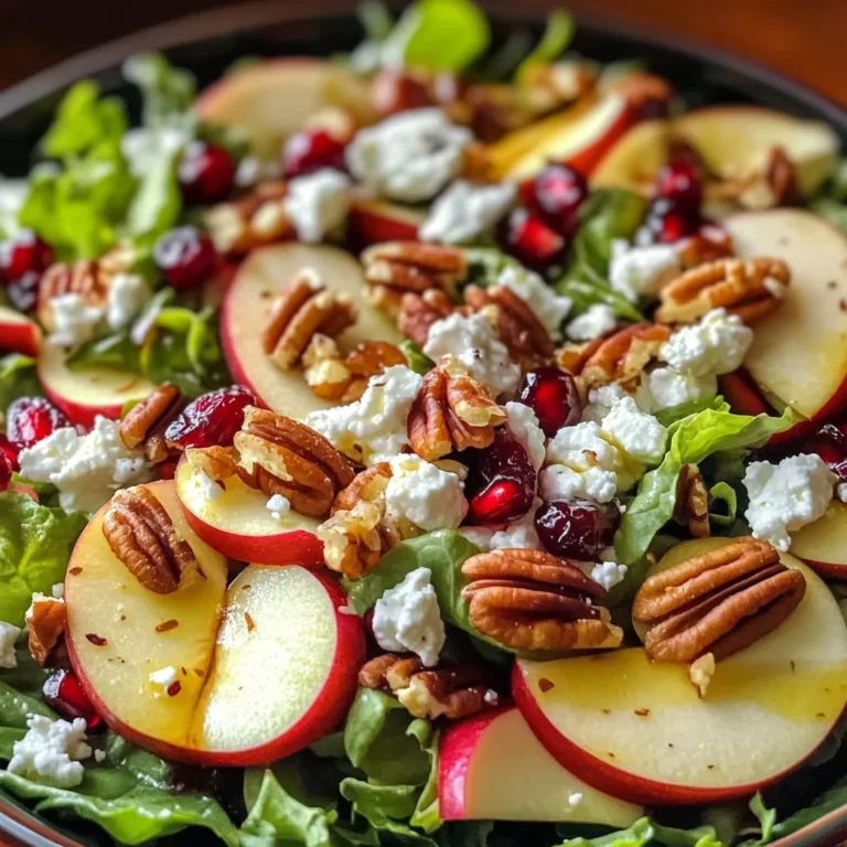 Autumn Harvest Honeycrisp Apple and Feta Salad