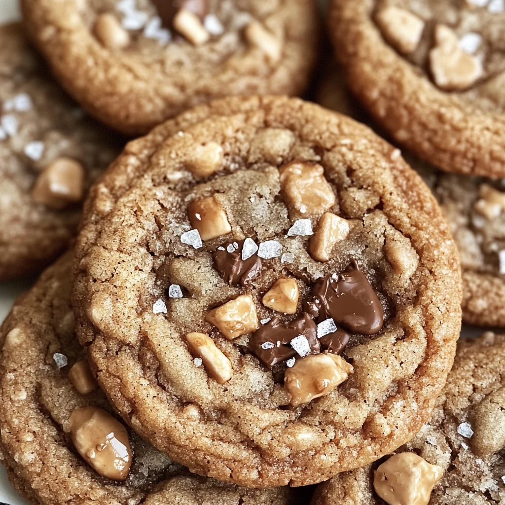 Brown Butter Coffee Toffee Cookies