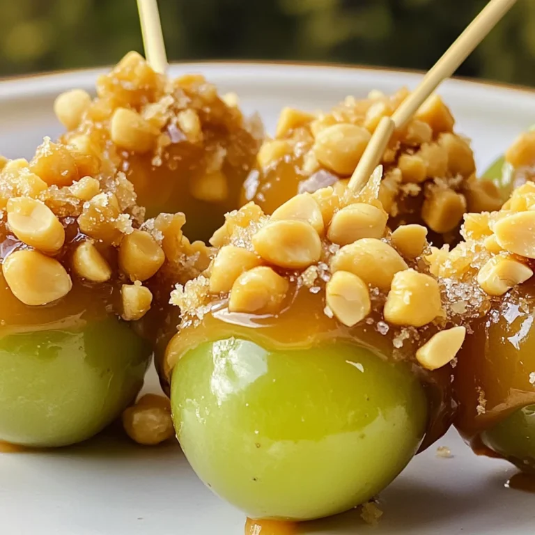 Caramel Apple Grapes