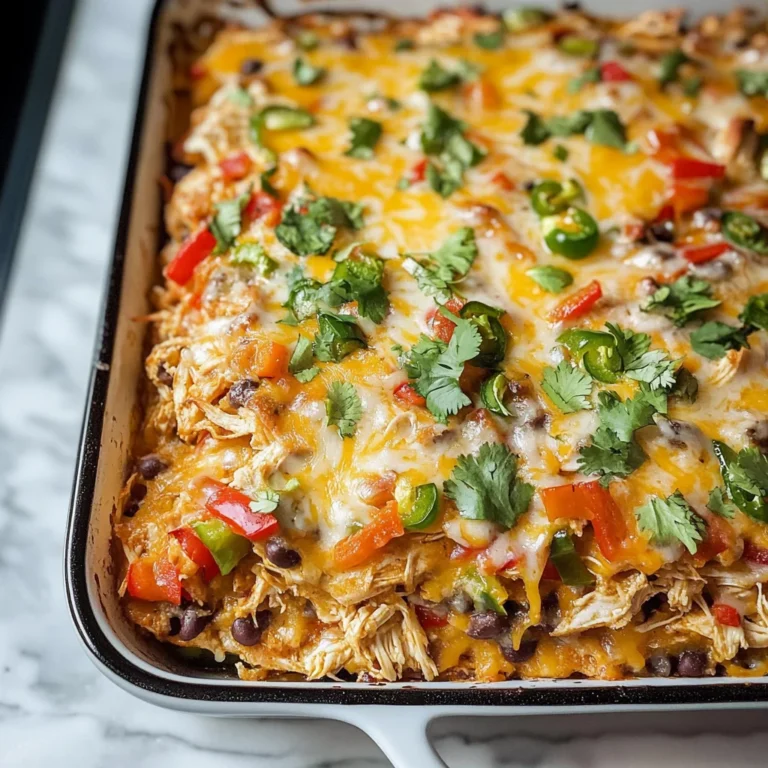 Chicken Burrito Casserole