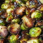 Crispy Honey Balsamic Brussels Sprouts