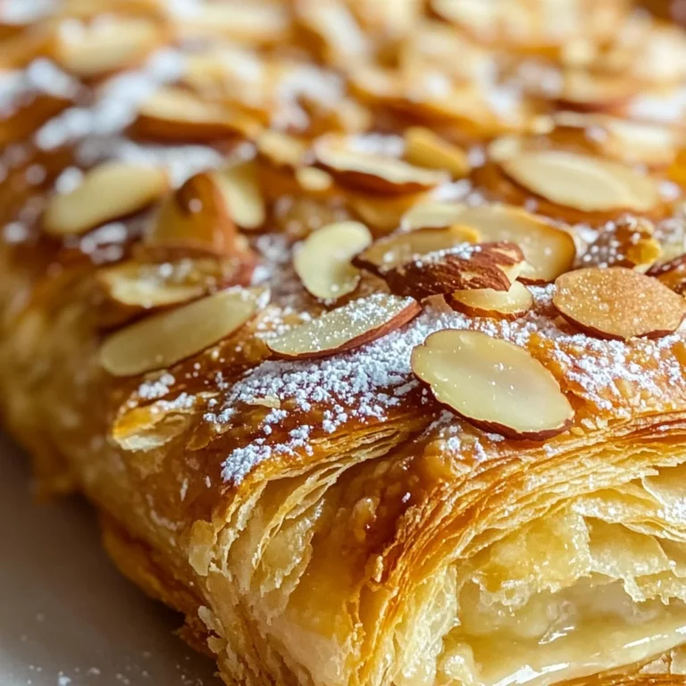 Flaky Sweet Almond Pastry