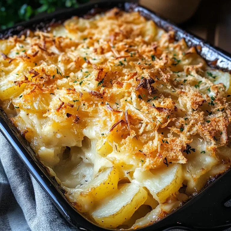 French Onion Potato Bake